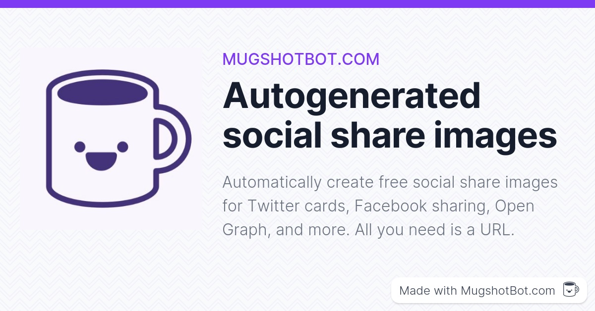 v3 of Mugshot Bot