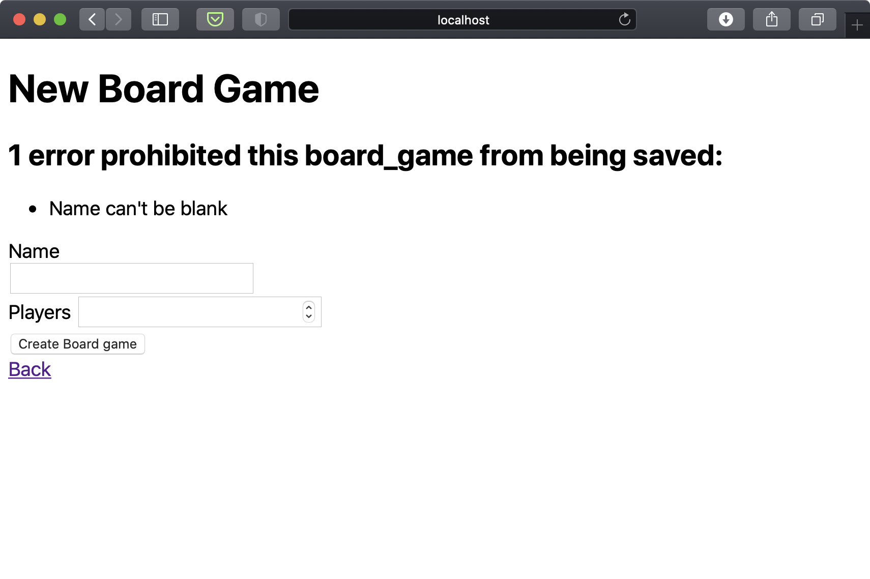 Standard Rails flash message.