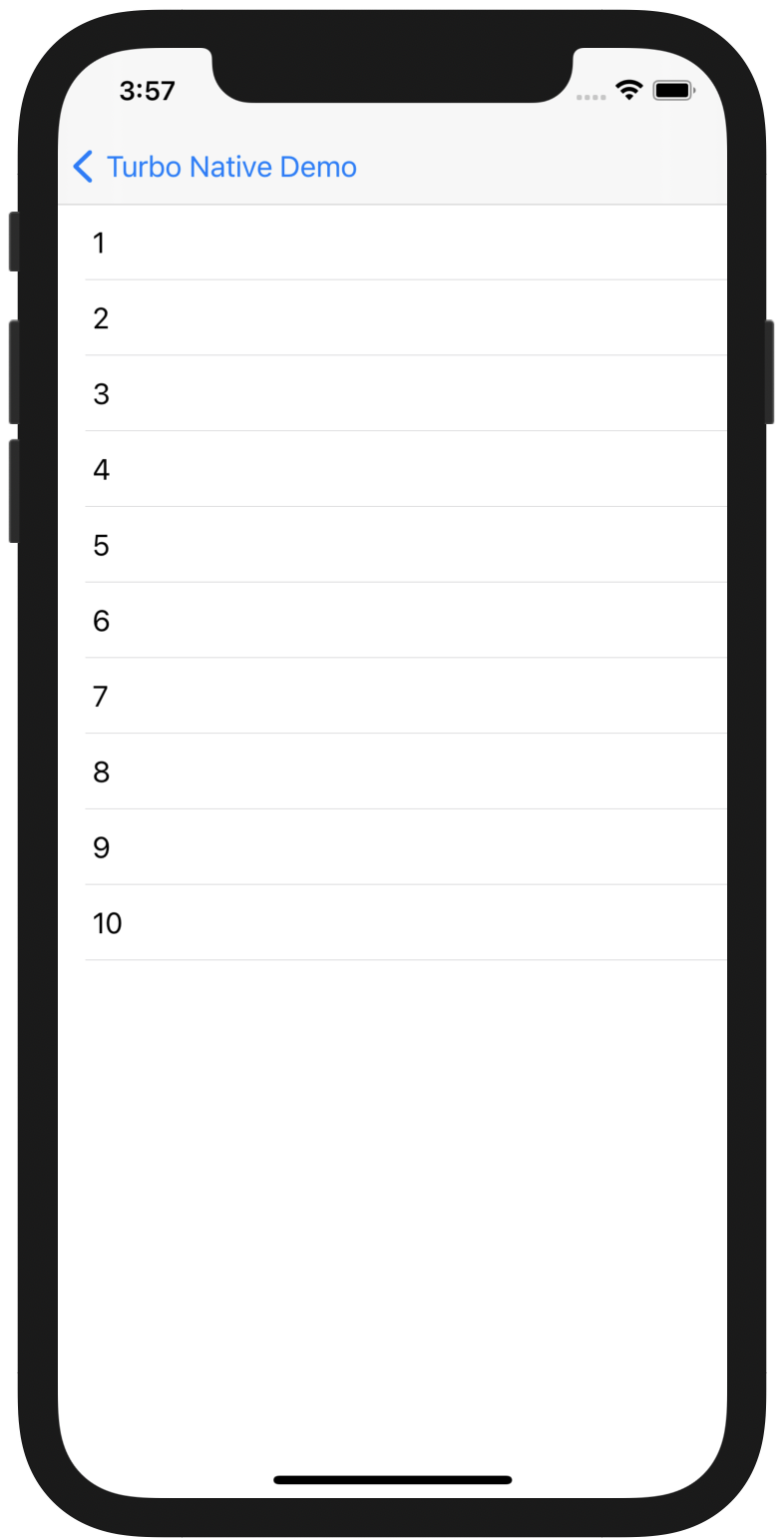A native view controller with Turbo iOS