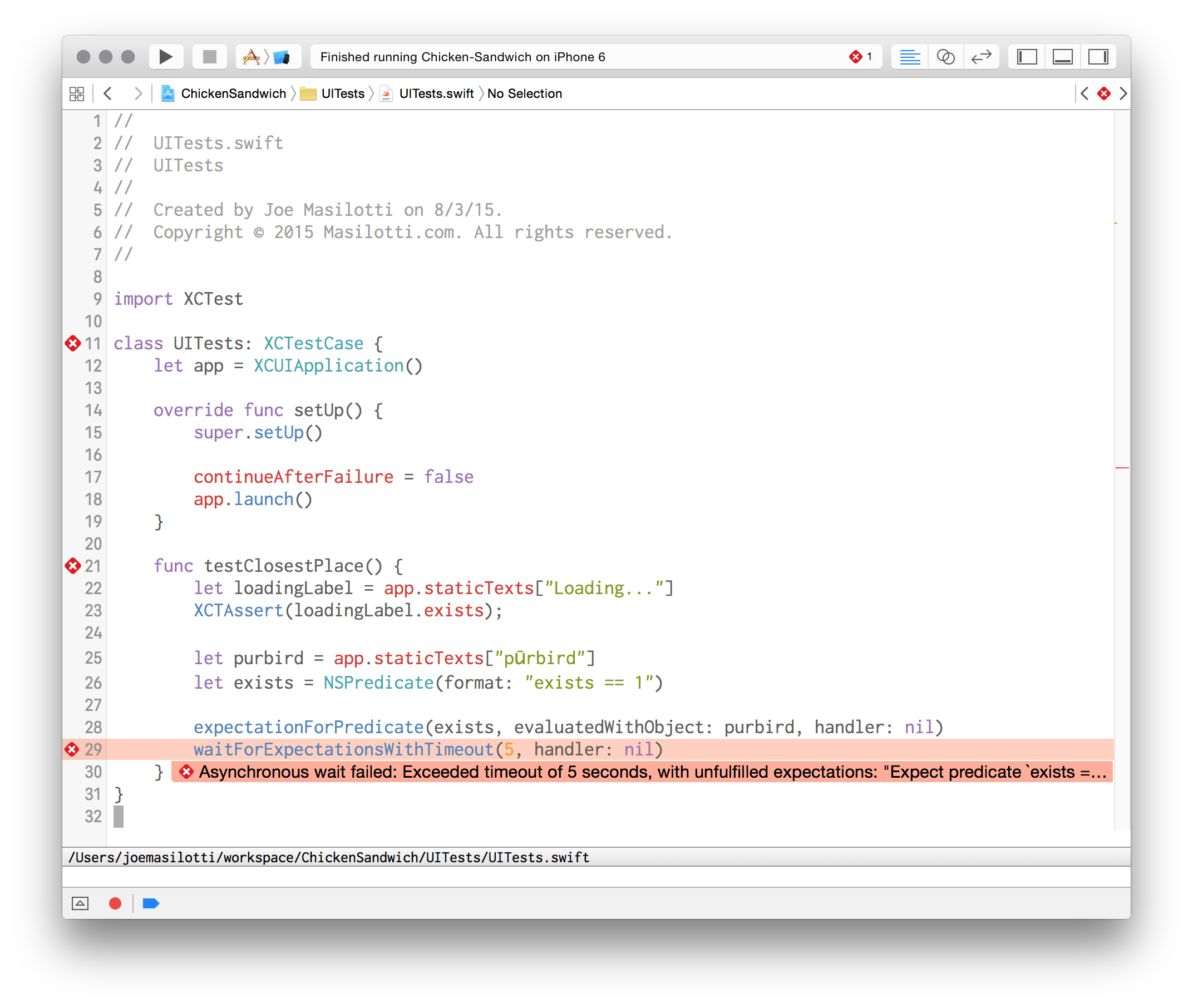 Test-Driven Development with UI Testing